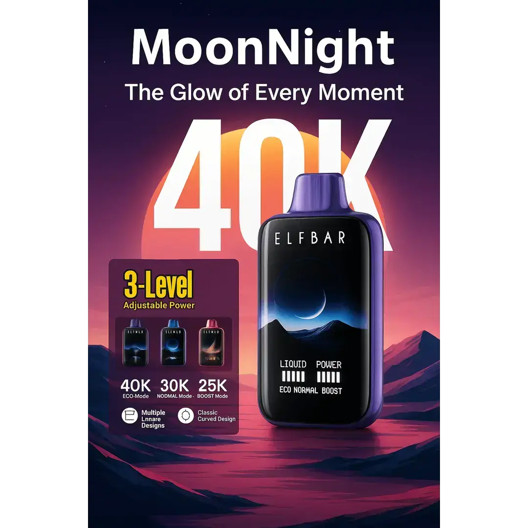 Elf Bar Moon Night – Blueberry Raspberry Watermelon - Vape Shop Gurgaon VapeshopGurgaon